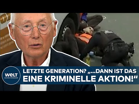 KLARTEXT VON STEFAN AUST: Letzten Generation? "...dann ist das eine kriminelle Aktion!"