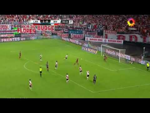 Gol de Nicolás Pasquini - Super Copa - River 0 vs 2 Lanús Fútbol y Goles