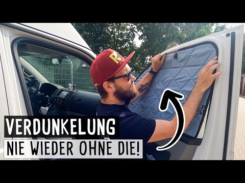 Verdunkelung im VW T5 Camper | Thermomatten von Project Camper