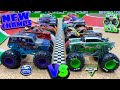 Toy Diecast Monster Truck Racing Tournament | Round #36 | Spin Master MONSTER JAM Series #32 🆚 #33