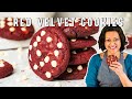 Red Velvet White Chocolate Chip Cookies