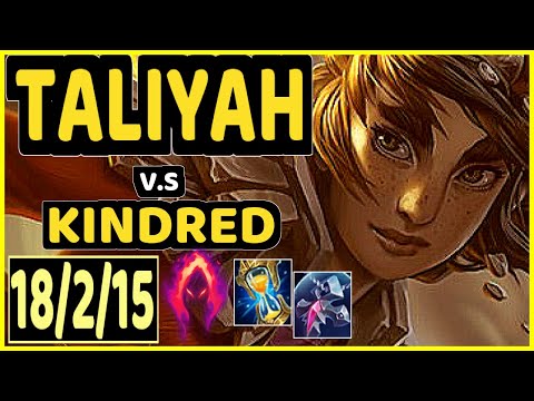 NARU (TALIYAH) vs KINDRED - 18/2/15 KDA JUNGLE GAMEPLAY - EUW Ranked MASTER
