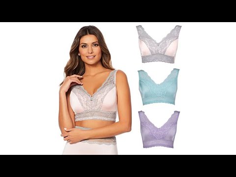 Rhonda Shear 3pack Pin Up Bra Set