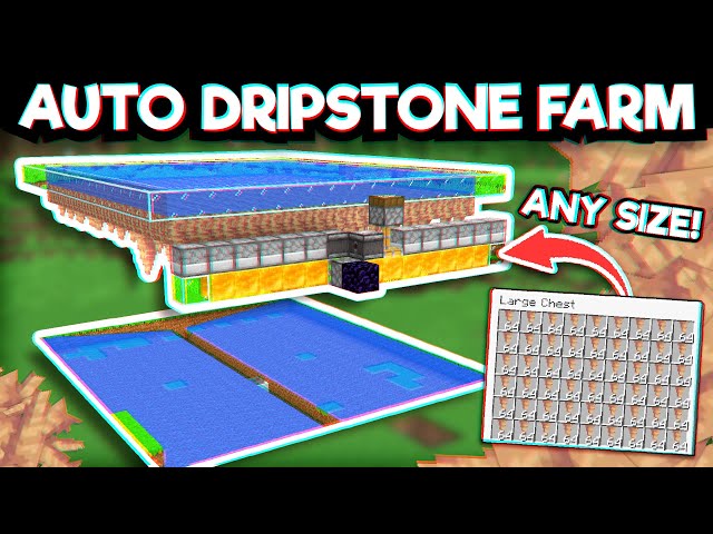 Dripstone caves in Minecraft 1.18 Caves & Cliffs update