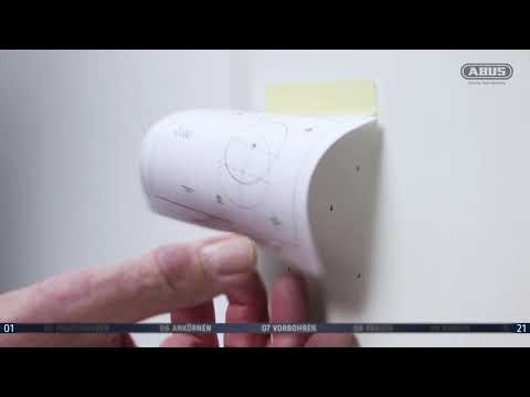 ABUS Montagevideo Tür-Zusatzschloss 2110