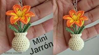Parte 1: JARRON DE FLORES a Crochet  los Harías para Vender?