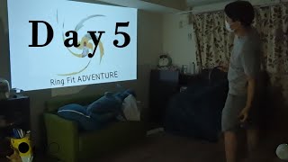 [リングフィットアドベンチャー]寒さに震え、身も心も燃え上がる人たち[Day5]