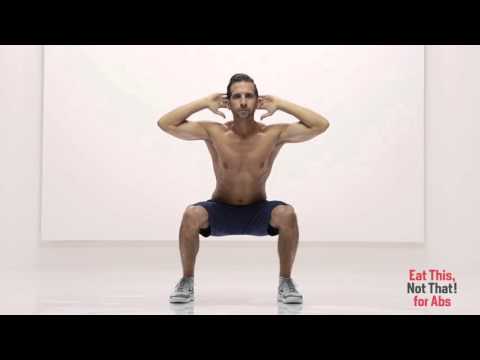 How to Do a Squat with Bicycle Crunch