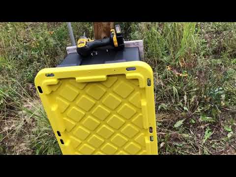 The YCCC 9 circle rx array installation at VE6WZ