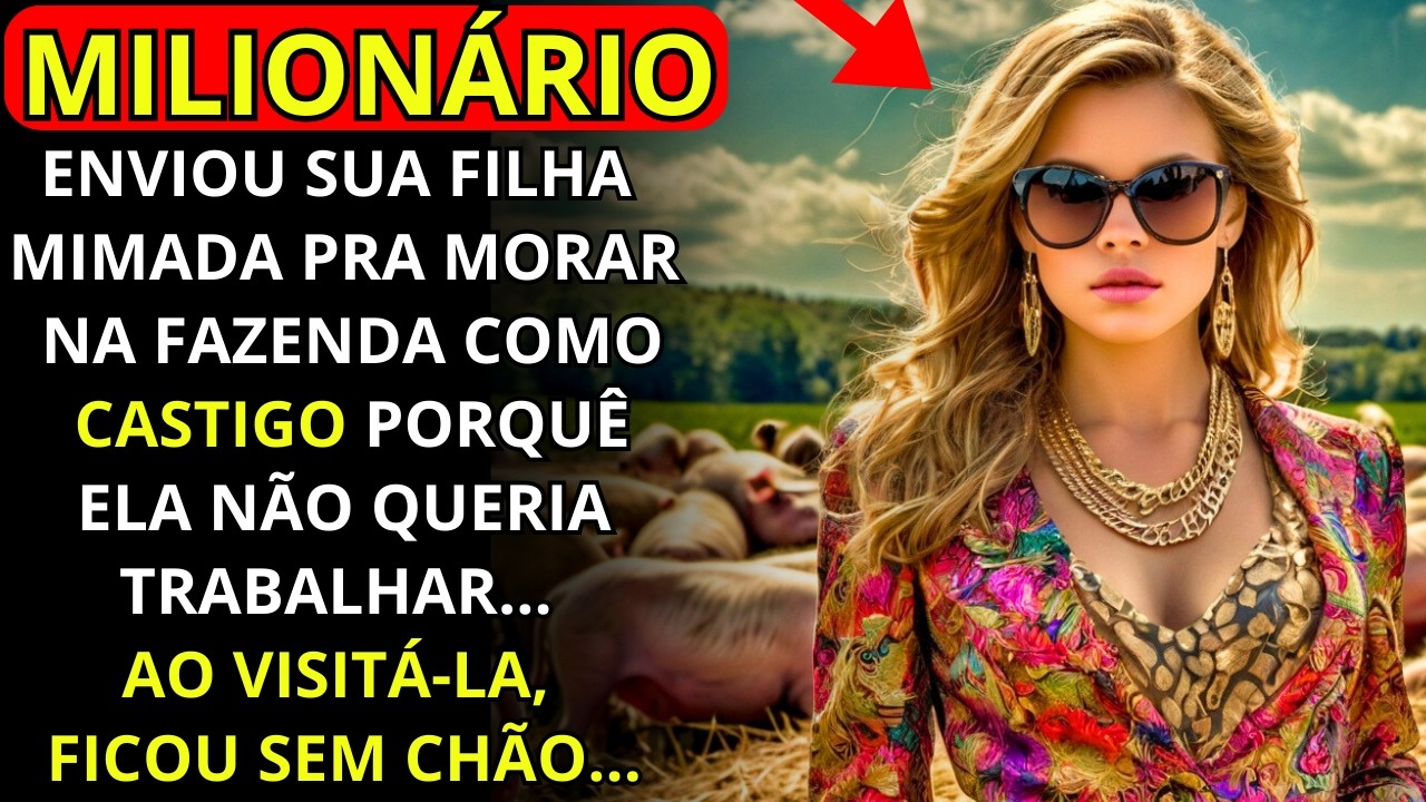 UM MILIONÁRIO MANDOU SUA FILHA MIMADA MORAR NA FAZENDA COMO CASTIGO... MAS UM DIA, AO VISITÁ-LA...