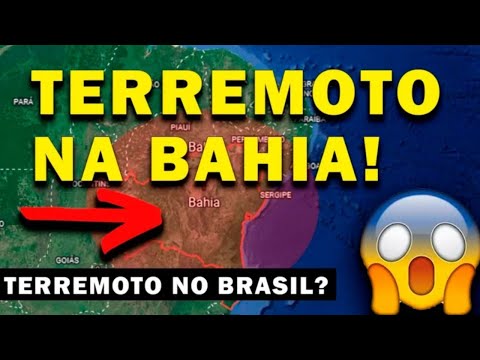 TERREMOTO NA BAHIA E NO TOCANTINS HOJE? LUÍS EDUARDO MAGALHÃES e TAGUATINGA - TERREMOTO NO BRASIL