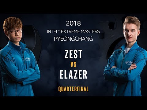 StarCraft II - Zest [P] vs. Elazer [Z] - Quarterfinal - IEM PyeongChang [1/2]
