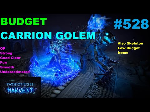 My Budget Carrion Golem Build Guide & Transitioning From My Phys Skeleton League Starter - 528