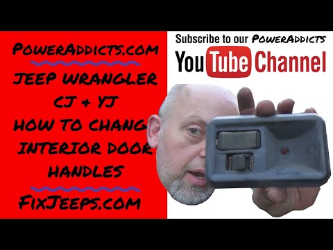 Jeep Wrangler YJ - Replace Interior Door Handle on Steel Doors