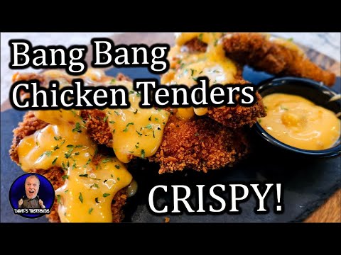Crispy Bang Bang Chicken Tenders/Perfect Appetizer/Delicious Sauce/How to Recipe
