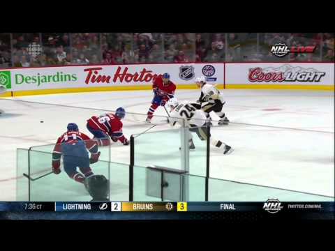 Matt Cooke 2nd goal 4-2 Mar 2 2013 Pittsburgh Penguins vs Montreal Canadiens NHL hockey.