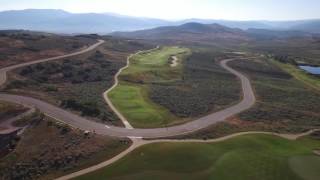 Tuhaye Golf Course Aerial Tour of the Back 8 holes Phantom 3 Advanced