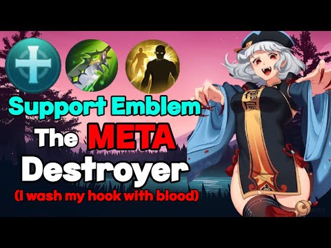 RUBY Support Emblem Late Game Monster | META Destroyer Best Build & Gameplay | Mobile Legends 2022