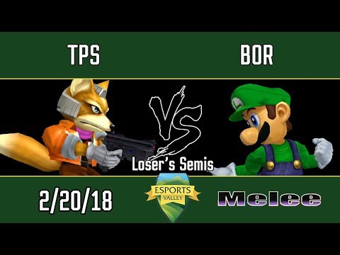 ESV Melee Biweekly #2 - TPS (Fox) vs BOR (Luigi) - Loser's Semis