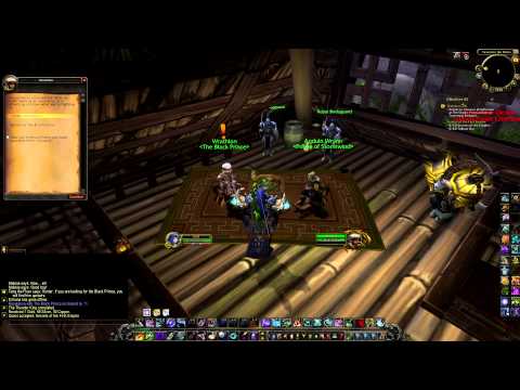 World of Warcraft - Patch 5.2 The Thunder King - Wrathion questline part 1