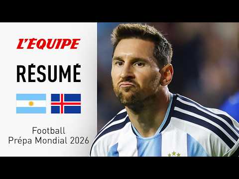 Prépa Mondial : Messi BUTEUR, l'Argentine DOMINE l'Islande et PRÉVIENT l'Algérie