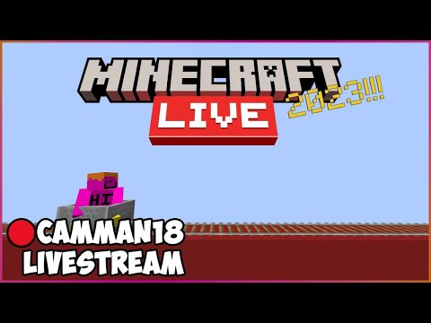camman18 VODS - Reacting to the 2023 Minecraft LIVE! camman18 Full Twitch VOD