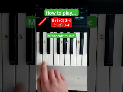 Learn to Play Minecraft Song on Piano! 🎹🎶