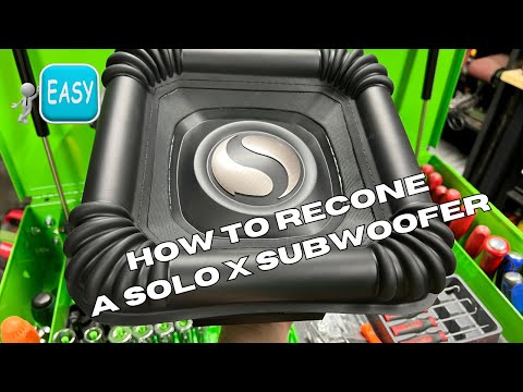 How to Recone a @KICKERAudio L7X Subwoofer!!
