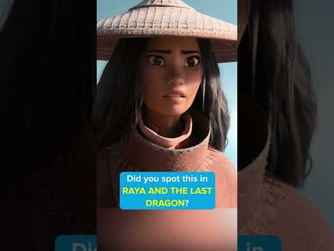 Did you spot this in RAYA AND THE LAST DRAGON?