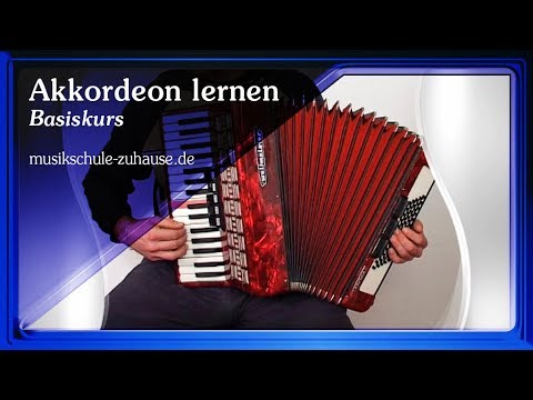 Akkordeon spielen lernen für Anfanger
