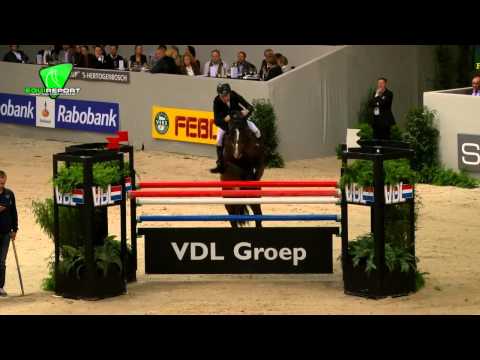 Jump-off CSI-W Grand Prix table A 1m55 Indoor Brabant 2013 Maikel v/d Vleuten