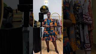 Gorgeous and elegant short Ankara Dress #zamakalefashion #latestafricaprint #latestafricaprint