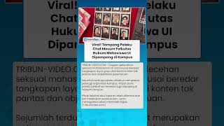 Viral Dugaan Pelecehan Seksual di Grup Chat Mahasiswa FH UI, Pihak Kampus Buka Suara