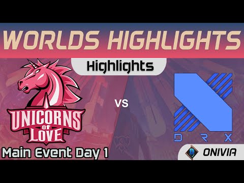 UOL vs DRX Highlights Day 1 Worlds 2020 Main Event Unicorns Of Love vs DragonX by Onivia