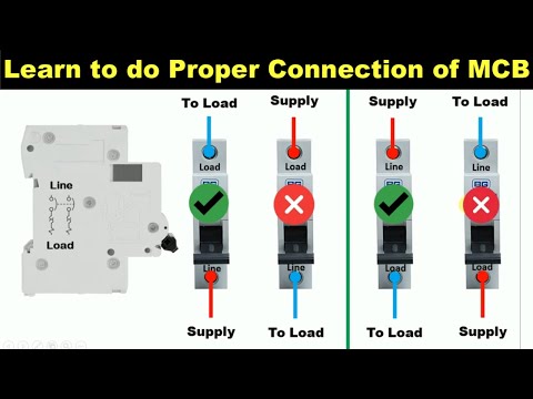 All Types of MCB Proper Connection | Input and output MCB connection @TheElectricalGuy