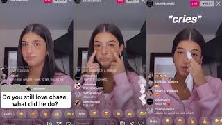 Charli damelio CRIES on live and EXPOSE Chase | FULL VIDEO