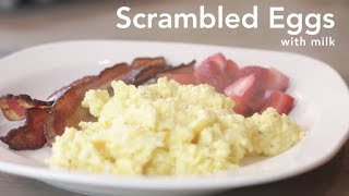 How to Cook Scrambled Eggs (with milk)
