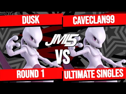 Dusk (Mewtwo) vs caveclan99 (Mewtwo, Roy, Cloud) - JMLeague5 Round 1