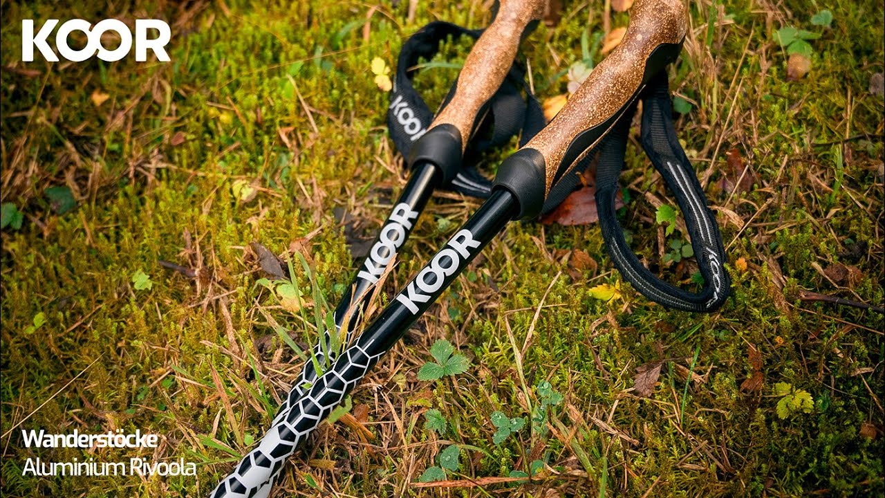 KOOR Wanderstock Aluminium Telaao Blau