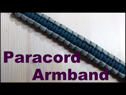 Easy paracord bracelet knotting instructions