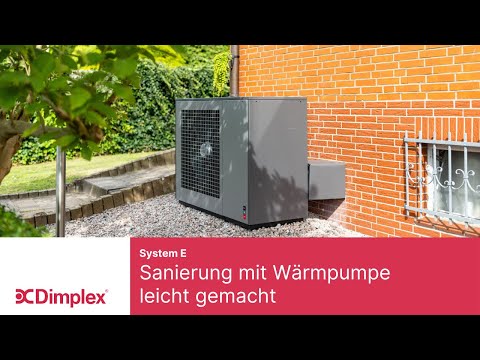 Sanierung mit Wärmepumpe leicht gemacht: System E von Dimplex