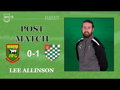 Lee Allinson post match v CHESHAM UTD - 2 March 2024
