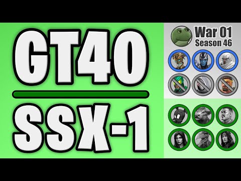 New season, crazy defense tactic | GT40 vs. SSX-1 | AW Season 46 War 01 | MCOC AW