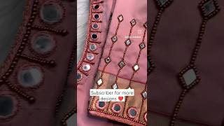 😍simple mirror work blouse designs ❤️simple aari work designs #subscribe #rekhadesigners #shorts