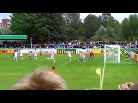17.08.2014 DFB-Pokal 1. FC Neubrandenburg 04 - Karlsruher SC 1:3 (0:0) Spielbericht
