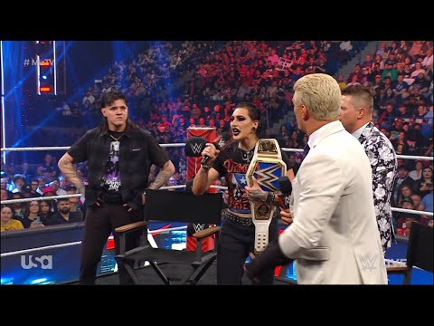 MizTV with Cody Rhodes, Rhea Ripley, and Dominik (1/2) - WWE RAW 05 June  2023