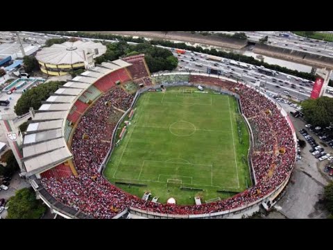 Estádio Cheio PORTUGUESA 1 X 1 RIO CLARO Semifinal Paulistão A2 Drone