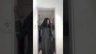 Beautiful tiktok babe in a silhouette challenge