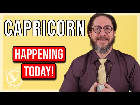 CAPRICORN - HAPPENING FAST! THIS READING FEELS LIKE A PROPHECY!