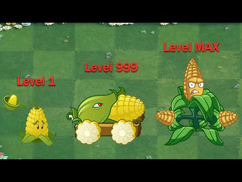 Every Plants Level 1 vs Level Max vs Level 999 Challegen Gargantuar Zombie | Plants vs Zombies Mod